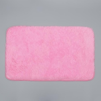 Коврик для ванной и туалета Доляна &laquo;Пушистик&raquo;, 50&times;80 см, цвет розовый