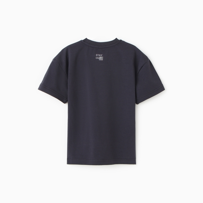 Футболка для мальчика, цвет темно-серый, рост 134 см Футболка для мальчика, цвет темно-серый, рост 134 см