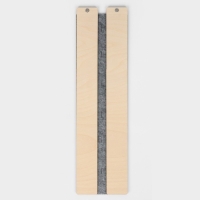 Когтеточка настенная двойная, 55 х 15 см, серая