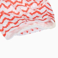 Набор многоразовых подгузников &laquo;Кактусы&raquo;, 3-8 кг, цвет белый,красный, 2 шт., Крошка Я