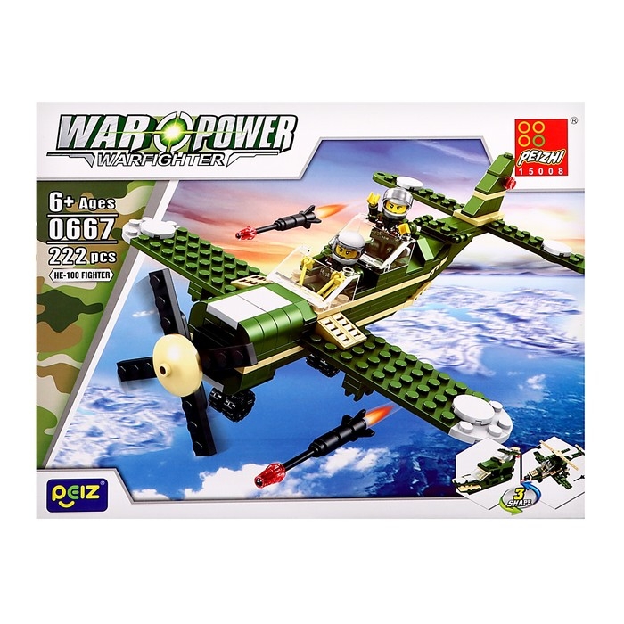 Конструктор 4 в 1 Военные &laquo;Солдаты&raquo;, 4 вида МИКС