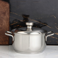 Кастрюля &laquo;Классика-прима&raquo;, 1.5 л, d=16 см, капсульное дно, индукция,цвет серебряный