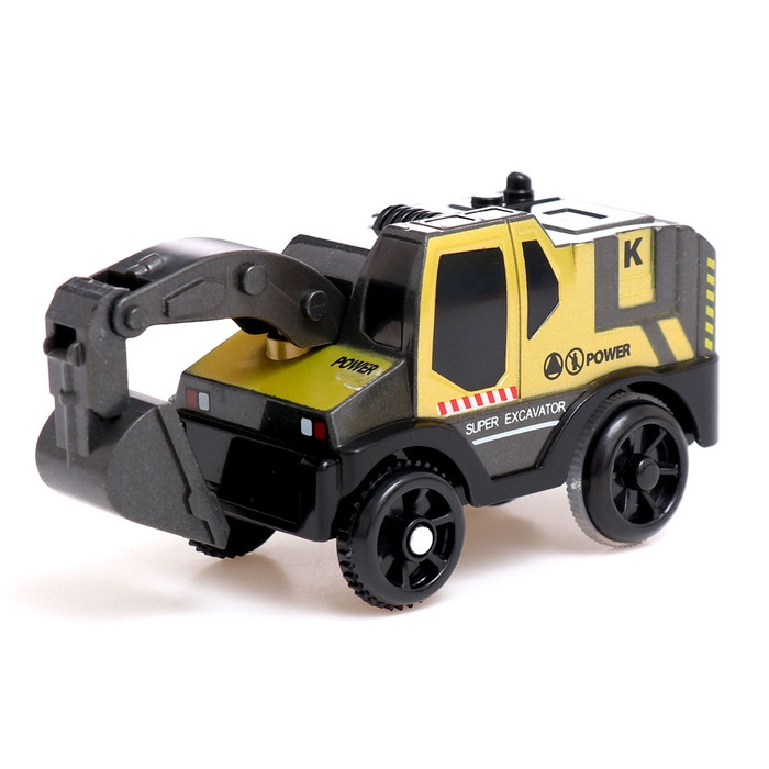 Автотрек &laquo;Стройка&raquo;, с машинкой, краном и фигурками, работает от батареек