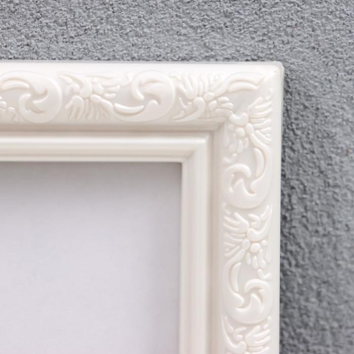 Фоторамка пластик L-2 15х21 см перламутр (пластиковый экран)