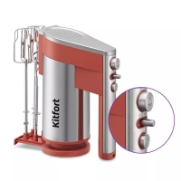 Миксер Kitfort КТ-3426, ручной, 300 Вт, 5 скоростей, оранжевый Миксер Kitfort КТ-3426, ручной, 300 Вт, 5 скоростей, оранжевый