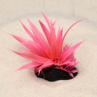 Растение искусственное аквариумное, светящееся, 10 см, красное Растение искусственное аквариумное, светящееся, 10 см, красное