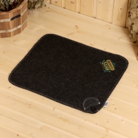 Коврик для бани и сауны "Директор бани", серый Коврик для бани и сауны "Директор бани", серый