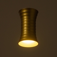 Светильник "Товер" GU10 золото  7х7х11,5 см