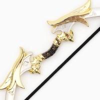 Сувенирное оружие мини "Лук Геншин" брелок, 26см