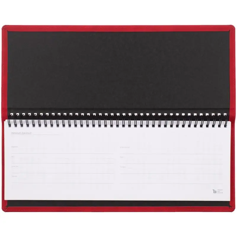 Планинг Urban, недатированный, красный