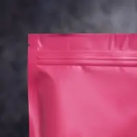 Пакет дой - пак, матовый, бордовый, 14&times;20&times;4 см