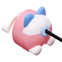 Точилка механическая с контейнером, Ушки розовый/белый Точилка механическая с контейнером, Ушки розовый/белый