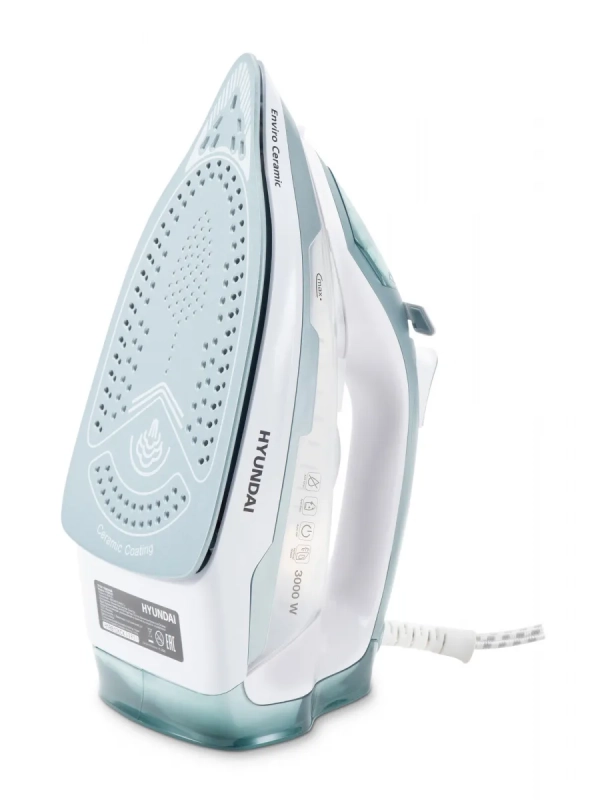 Утюг H-SI01223 3000Вт белый изумрудный