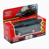 Машина металлическая &laquo;LADA 4x4&raquo;, открываются двери, багажник, инерция, 12 см, зелёный