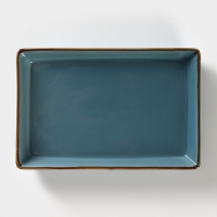 Маслёнка фарфоровая Magistro &laquo;Церера&raquo;, 18&times;12 см, цвет голубой