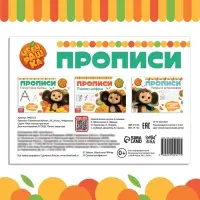 Прописи &laquo;Прописные буквы&raquo;, А5, 20 стр., Чебурашка
