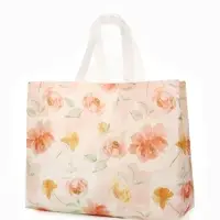 Сумка пляжная Цветы, 50*20*40, отд без молнии, розовый