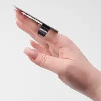 Набор д/нанесения макияжа 2 пред: палитра, спатула металл серебро пакет QF