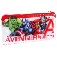 Пенал мягкий, 1 отделение, 95х205 мм, ПВХ, Мстители