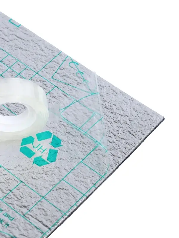 Самоклеящийся ковролин 30х30см, синий