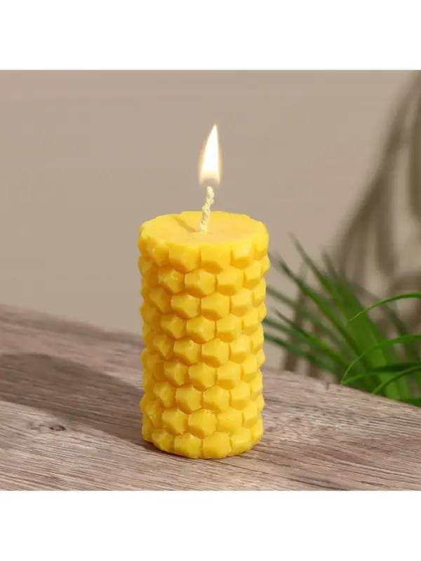 Свеча "Соты" 5х5х8 см, соевый воск