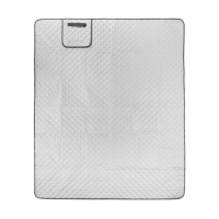 Коврик туристический автомобильный, 150&times;180 см, серый