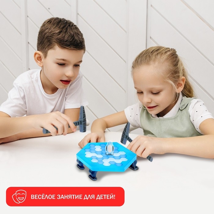 Настольная игра на везение &laquo;Чья льдина крепче?&raquo;, мини-версия, 2-4 игрока, 4+