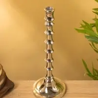 Подсвечник "Весенняя капель" алюминий 38 см