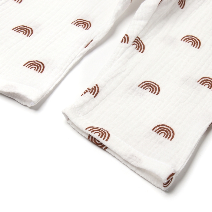 Комбинезон Крошка Я Муслин, 80-86, бежевый