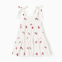 Сарафан для девочки MINAKU, цвет белый, рост 110 см Сарафан для девочки MINAKU, цвет белый, рост 110 см