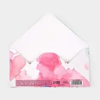 Конверт для денег на акварельном картоне &laquo;Подарок&raquo;, 16.5&times;8 см