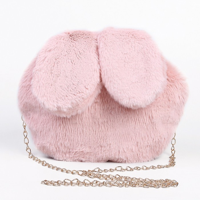 Сумка детская &laquo;Зайчик&raquo;, 26&times;19&times;2см, цвет розовый