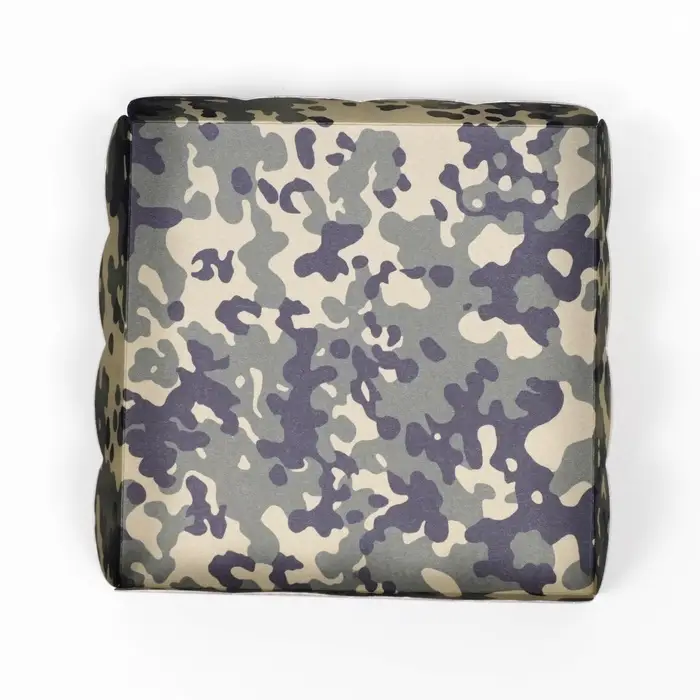 Коробка для печенья, &laquo;Зеленый камуфляж&raquo;, 12&times;12&times;3 см