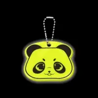 Светоотражающий элемент &laquo;Морда панды&raquo;, двусторонний, 6&times;5.5 см, МИКС