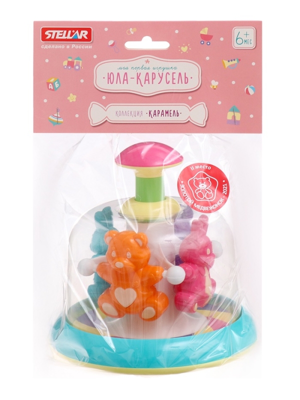 Юла-карусель &laquo;Лесная сказка&raquo;, МИКС