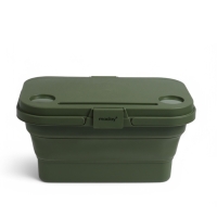 Корзина - столик Maclay 2 в 1, складная, 47 х 28,5 х 23,5 см, стол 45 х 28 х 16 см, зелёная