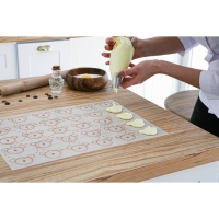 Коврик для выпечки армированный «Макарун. Ушки», силикон, 42×29,5 см Коврик для выпечки армированный «Макарун. Ушки», силикон, 42×29,5 см