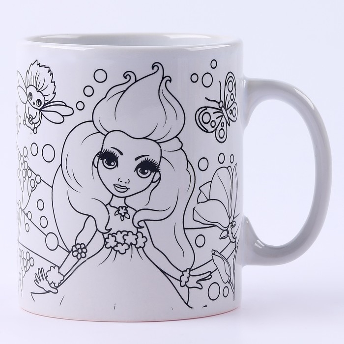 Кружка для росписи, 6 цв. &laquo;Цветочные феи&raquo;