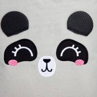 Шопер детский для девочки с допиками &laquo;Панда&raquo;, 32х23см