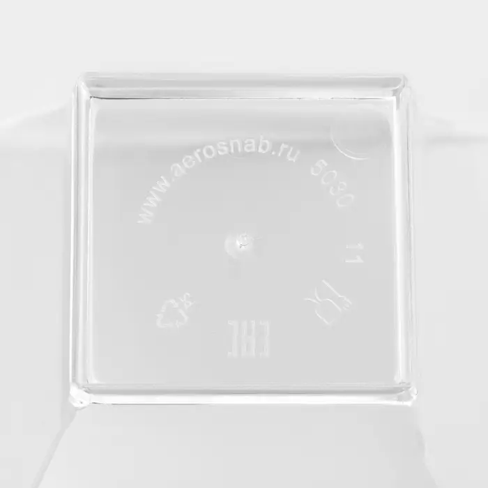 Форма пластиковая одноразовая для фуршета &laquo;Пагода&raquo;, 90 мл, прозрачная