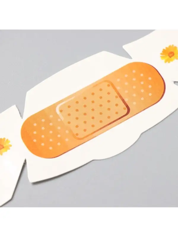 Переводная тату на тело цветная &laquo;Веснушки. Сухоцветы и лейкопластырь&raquo;, 16&times;5 см