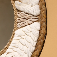 Зеркало настенное 32х50 см (декорировано ракушкой)