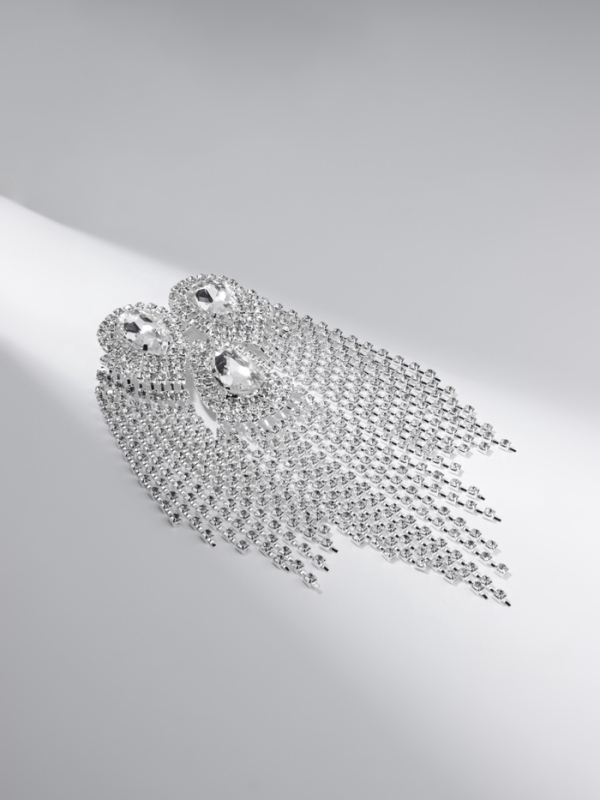 Брошь &laquo;Эполет&raquo; голливуд, цвет белый в серебре