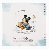 Книга пожеланий на пружине, 21,7х21 см, Микки Маус