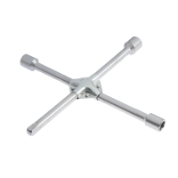 Ключ баллонный крестообразный ТУНДРА, 17 х 19 х 21 мм, квадрат 1/2"