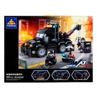 Конструктор спецназ &laquo;Трехосный эвакуатор&raquo;, 378 деталей