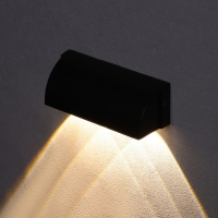 Светильник фасадный &laquo;Каскад&raquo;, FSD-093, 3 Вт, 3000К, 3 луча, IP65, 220 В, металл, черный