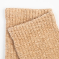 Носки с пухом верблюда женские, цвет бежевый, размер 35-37