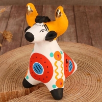 Дымковская игрушка &laquo;Свистулька Лошадка&raquo; 8&times;9&times;4 см, микс