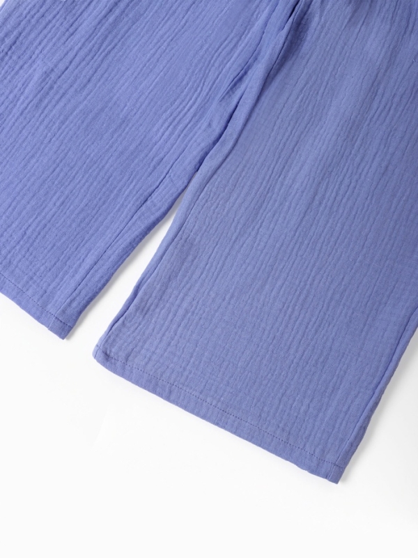 Брюки из муслина для девочки KAFTAN рост 98, фиолетовый